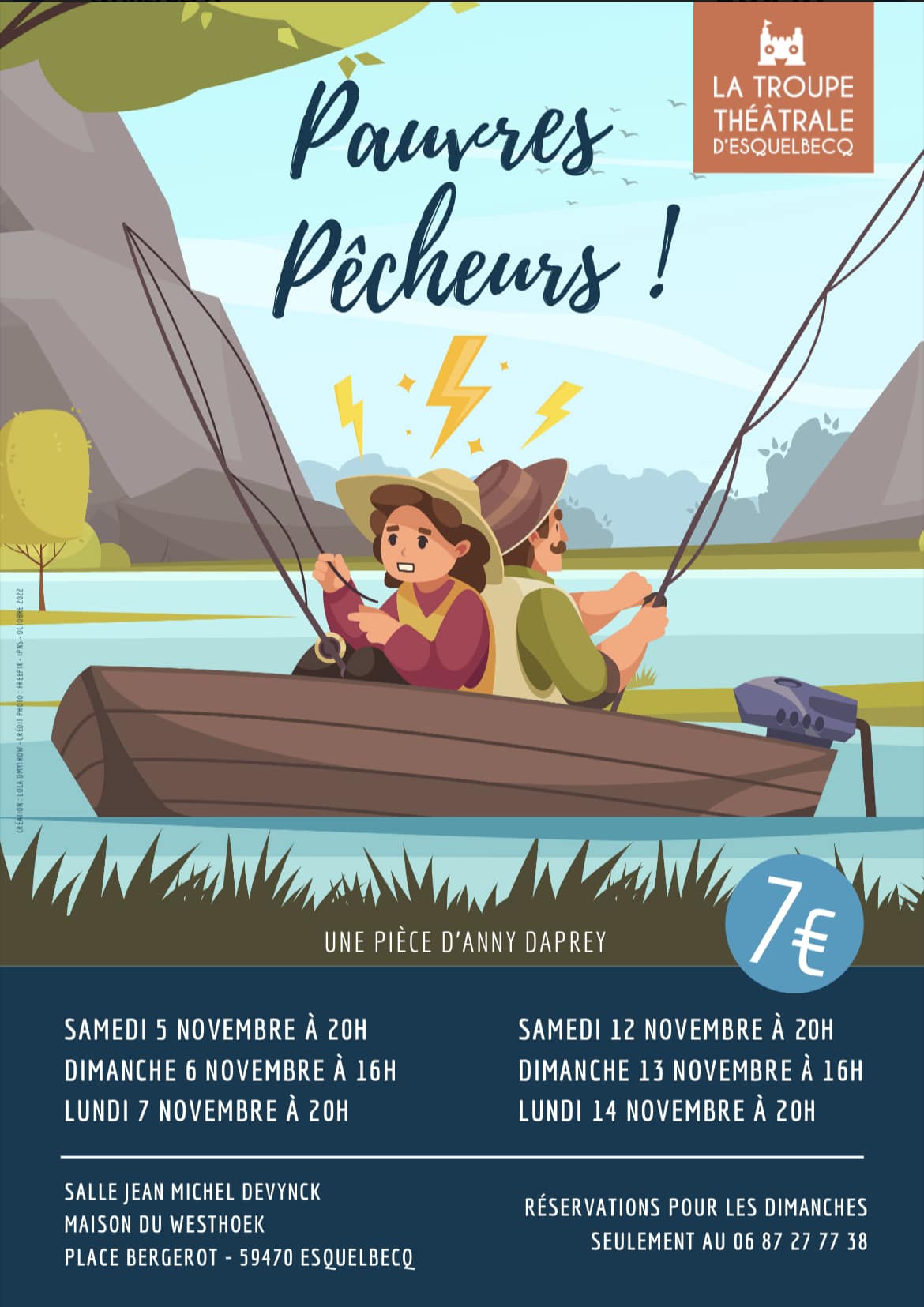 Troupe théâtrale  - Affiche Pauvres Pêcheurs.jpg