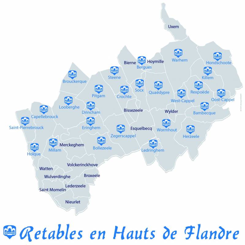 Carte des retables