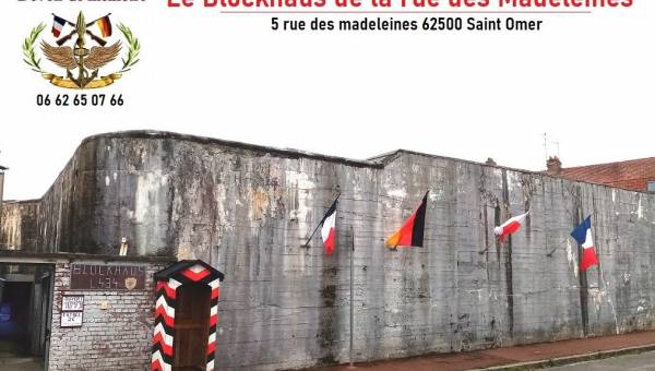 Visite d'un blockhaus allemand avec l'association Devoir de Mémoire